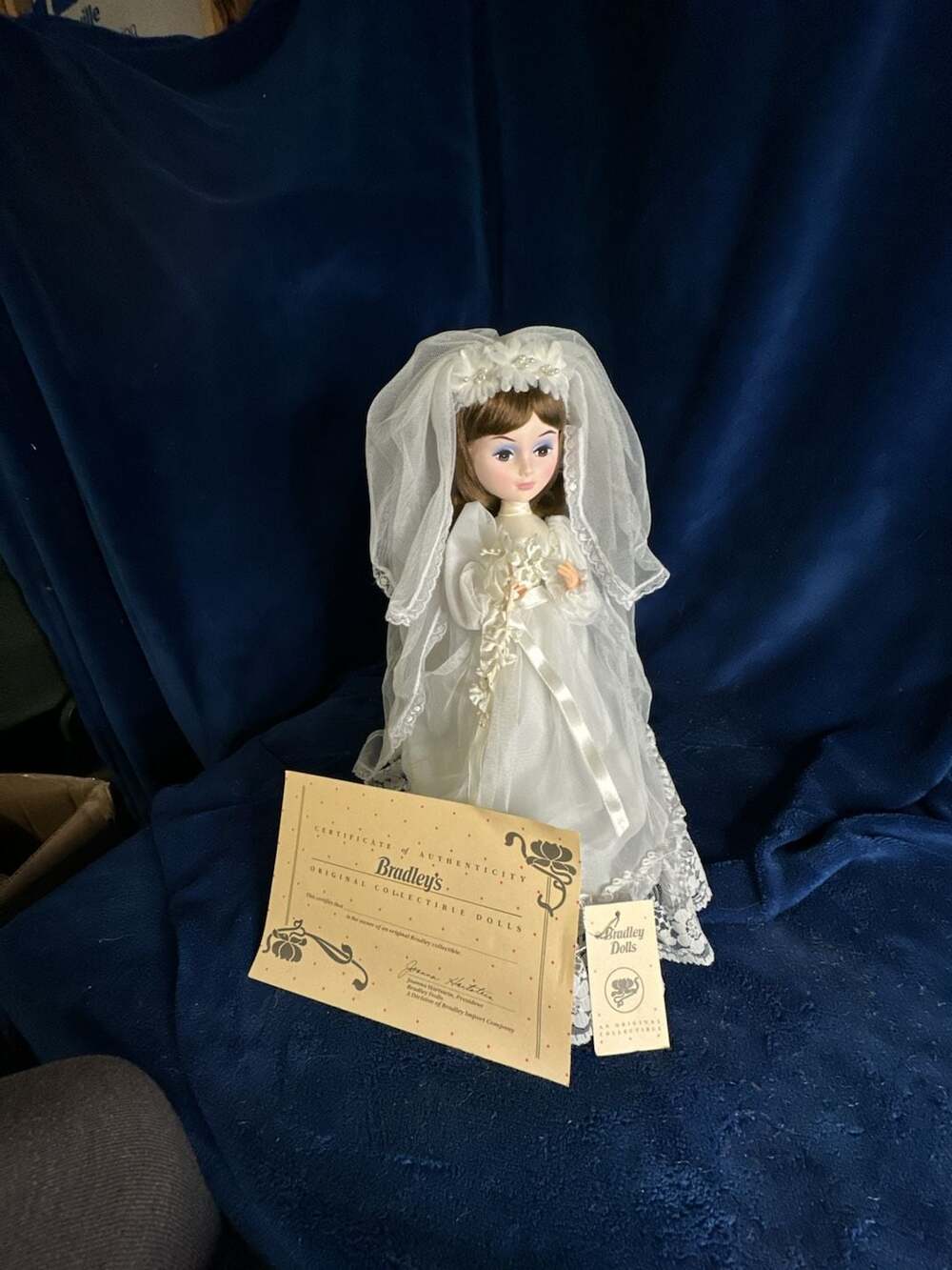 Vintage Bradley Doll Bride with Original Certificate of Authenticity
